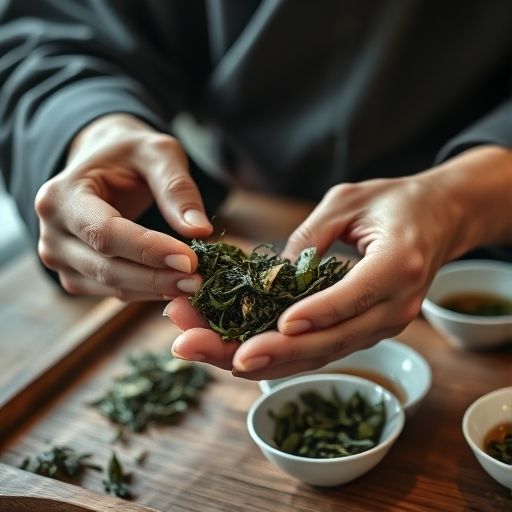 嫩茶准备过程