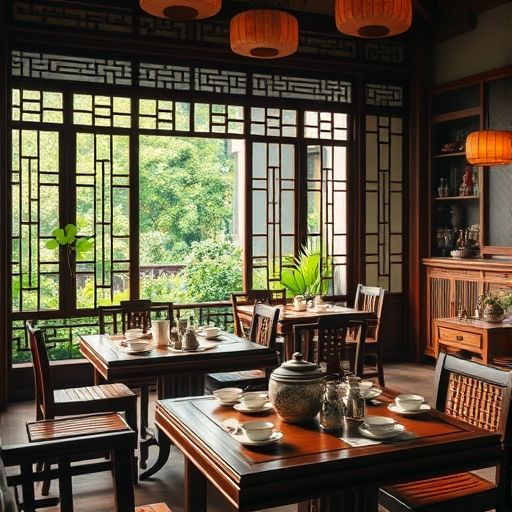 广州茶肆内景