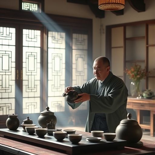 广州白云喝茶茶艺表演