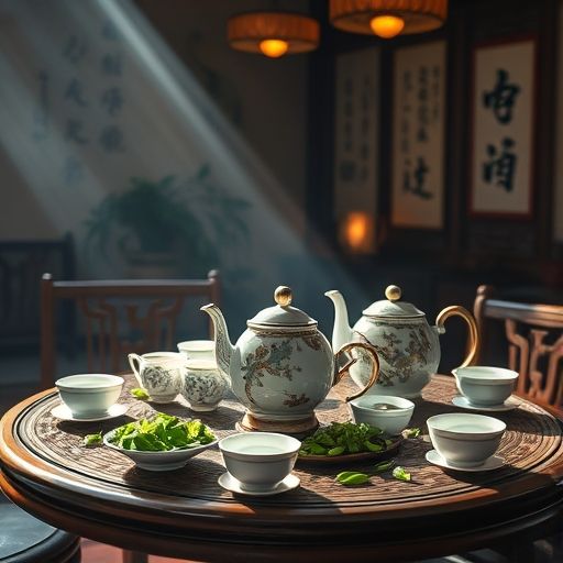 广州茶肆场景