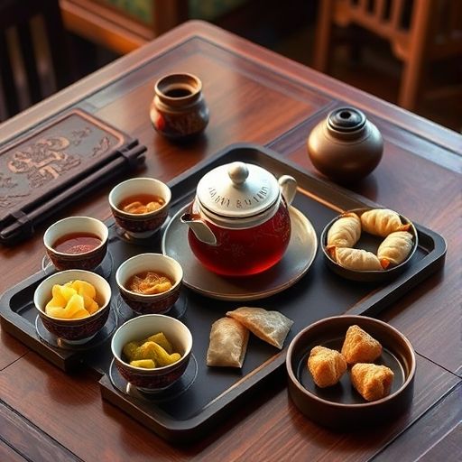 广州传统茶具与点心