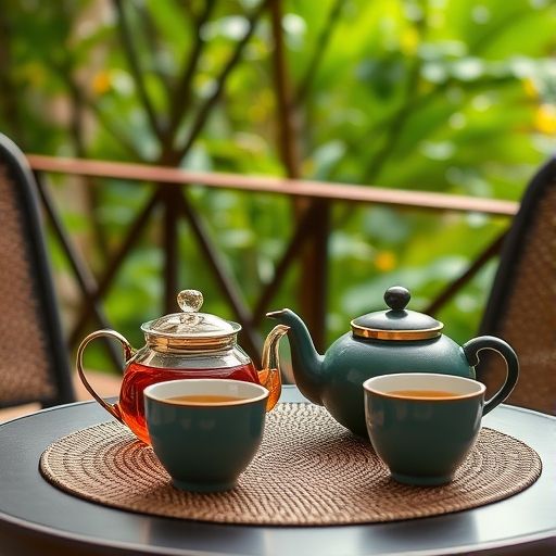 广州户外品茶场景