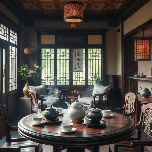 福田茶肆内部
