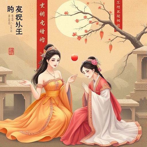 阳光洒满茶室小庭院的画面