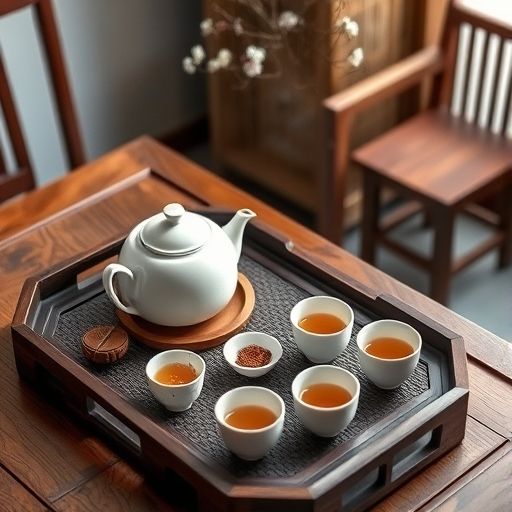 家中品茶