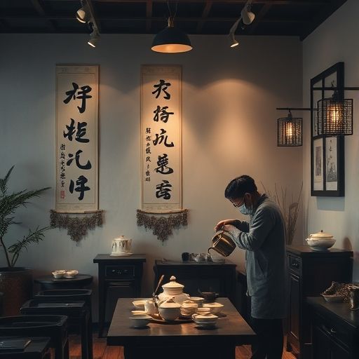 雅致喝茶环境