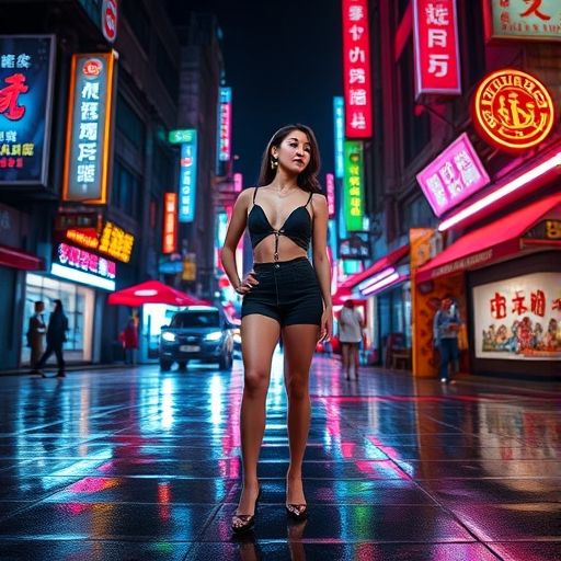 广州夜景展现繁华都市氛围