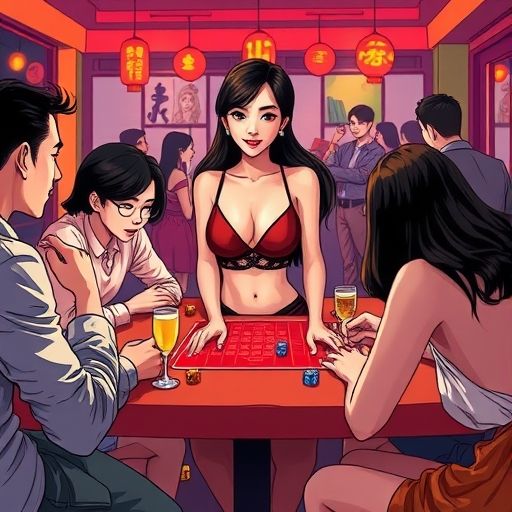 中圈ww桌游夜的欢乐场景