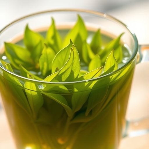 嫩茶冲泡特写