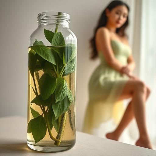 冷泡新茶嫩茶的清凉画面