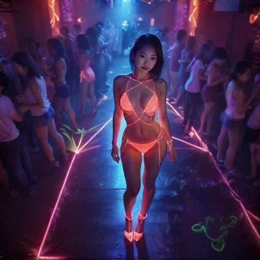 夜店舞池热舞