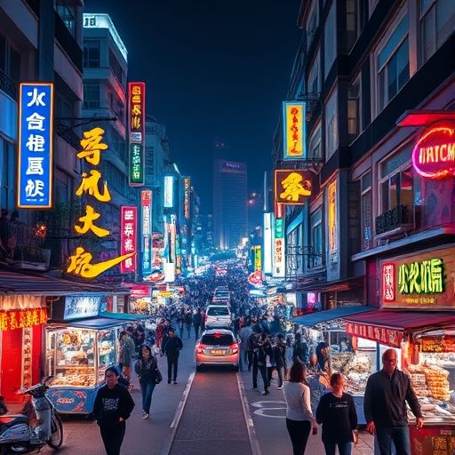 广州白云区夜景