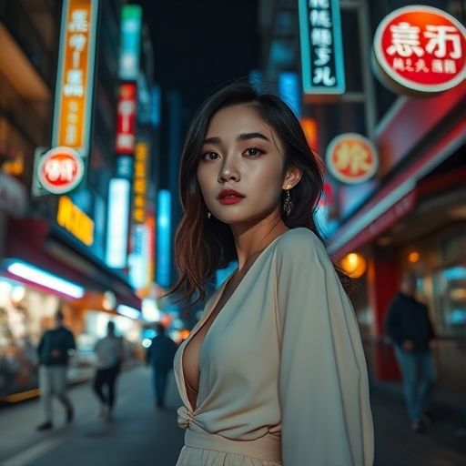 广州夜色街景
