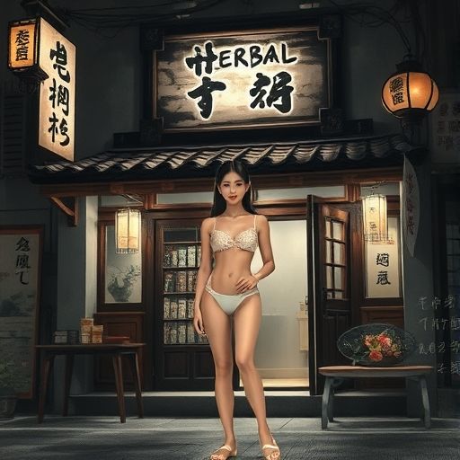 凉茶铺夜景