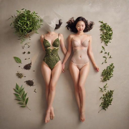 不同种类茶叶的视觉对比