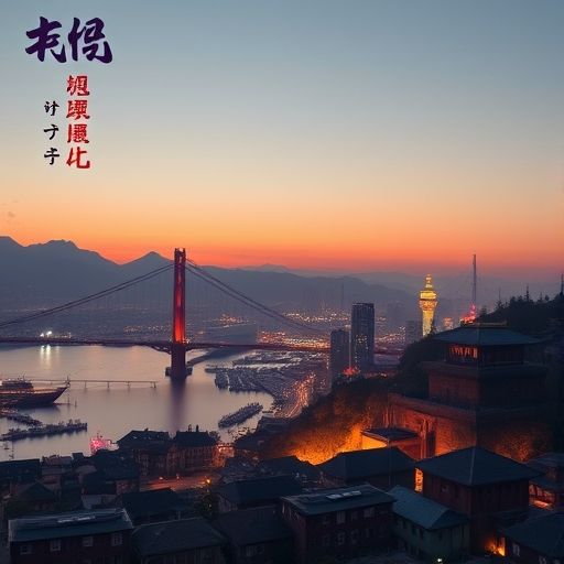 广佛夜市街景