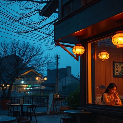 福田夜晚茶肆