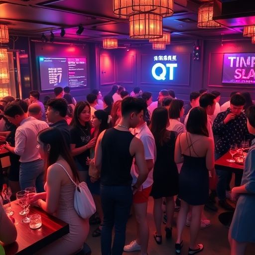 深圳QT场夜生活场景