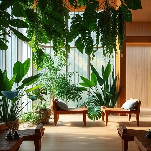 养生馆内部宁静氛围