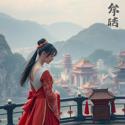 精致的茶桌布置全景