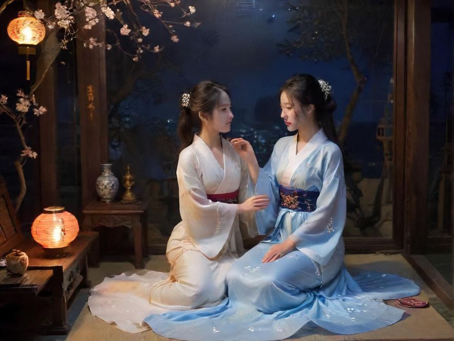 夜场会所内部局部特写，柔和的灯光营造出温馨私密的氛围