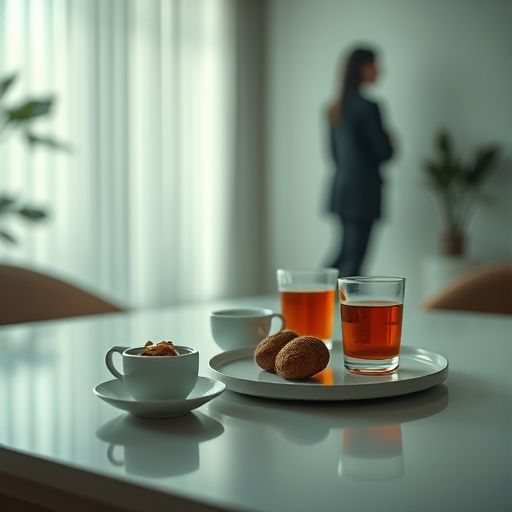 工作室提供的精致茶点
