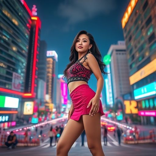 广州璀璨的城市夜景