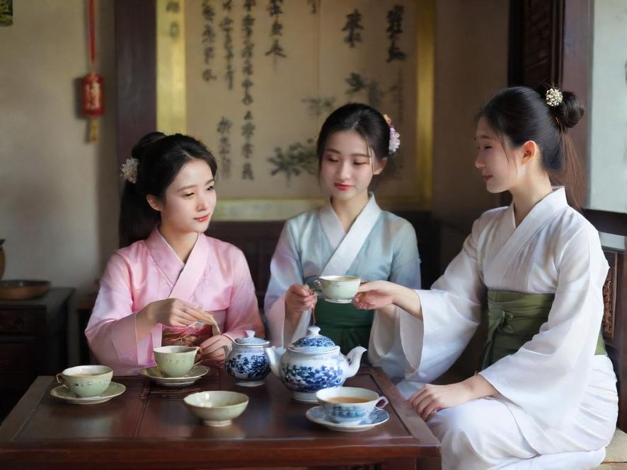 广州私密茶肆的复古氛围