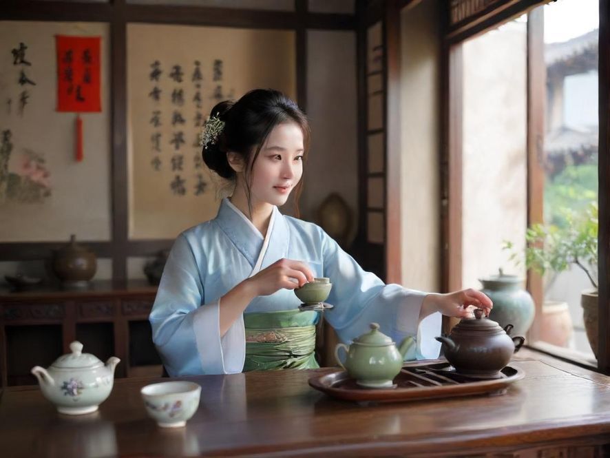 广州隐藏茶社室内温馨场景
