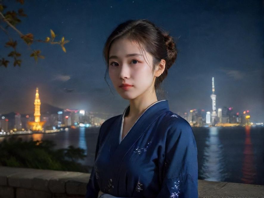 上海繁华夜景