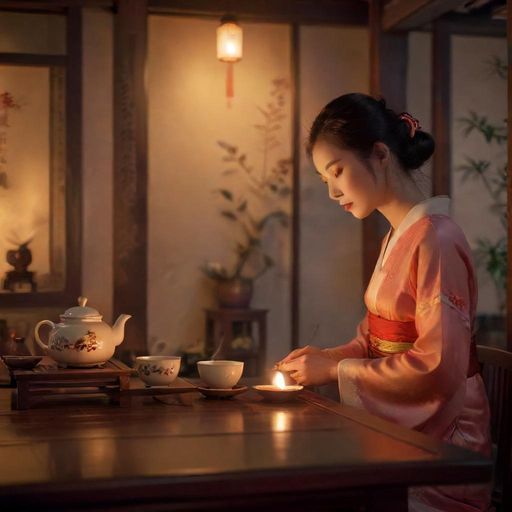 南京品茶会所茶艺表演现场