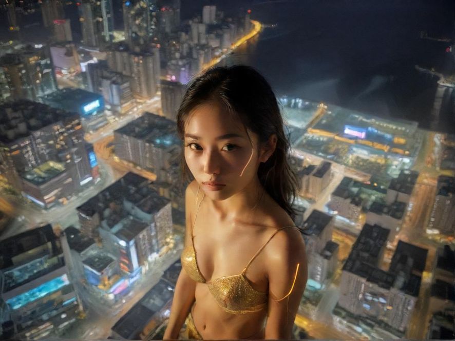 广深佛三城璀璨的夜景，高楼林立，车水马龙，展现出现代都市的活力与魅力。