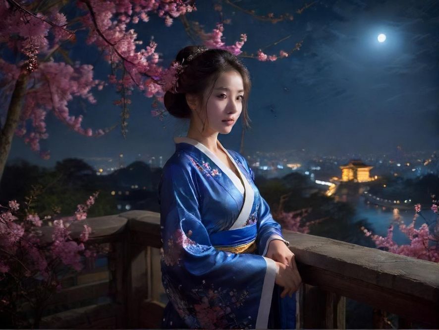 广州佛山顶级夜场内景，如同一片秘密花园，梦幻般的灯光效果与概念艺术装置交织，背景隐约可见城市夜景，营造出神秘而迷人的氛围。