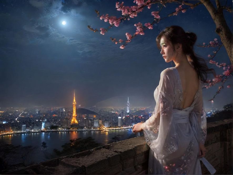 广州桑拿会所夜景俯瞰图