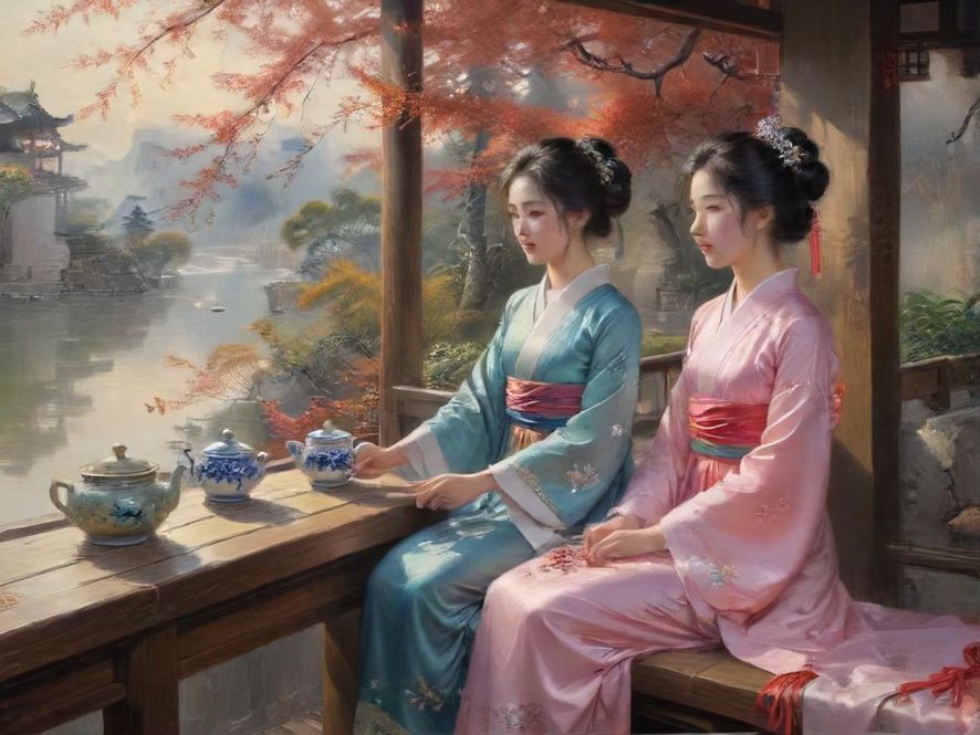 广州高端茶社内部环境