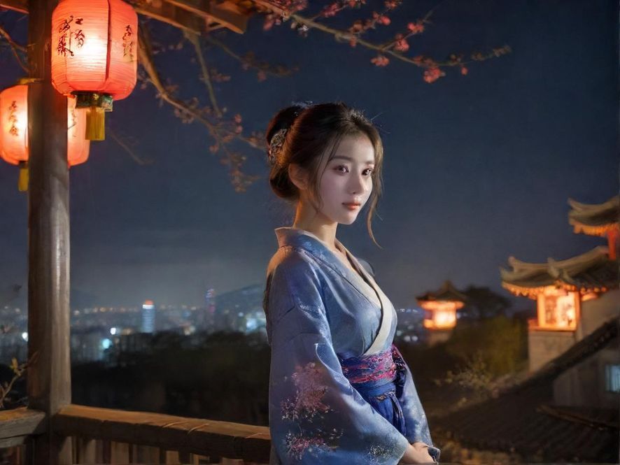 北京的夜景
