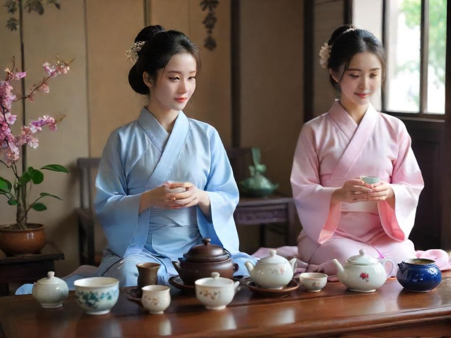 广州白云某品茶工作室的私密角落，柔和灯光营造温馨氛围