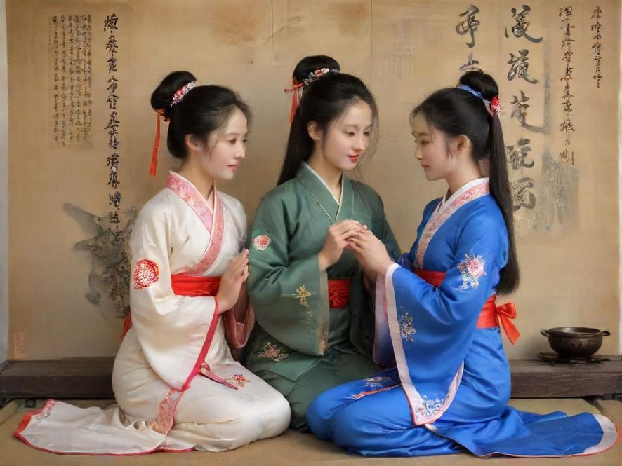 气质熟女在私人茶室倾听