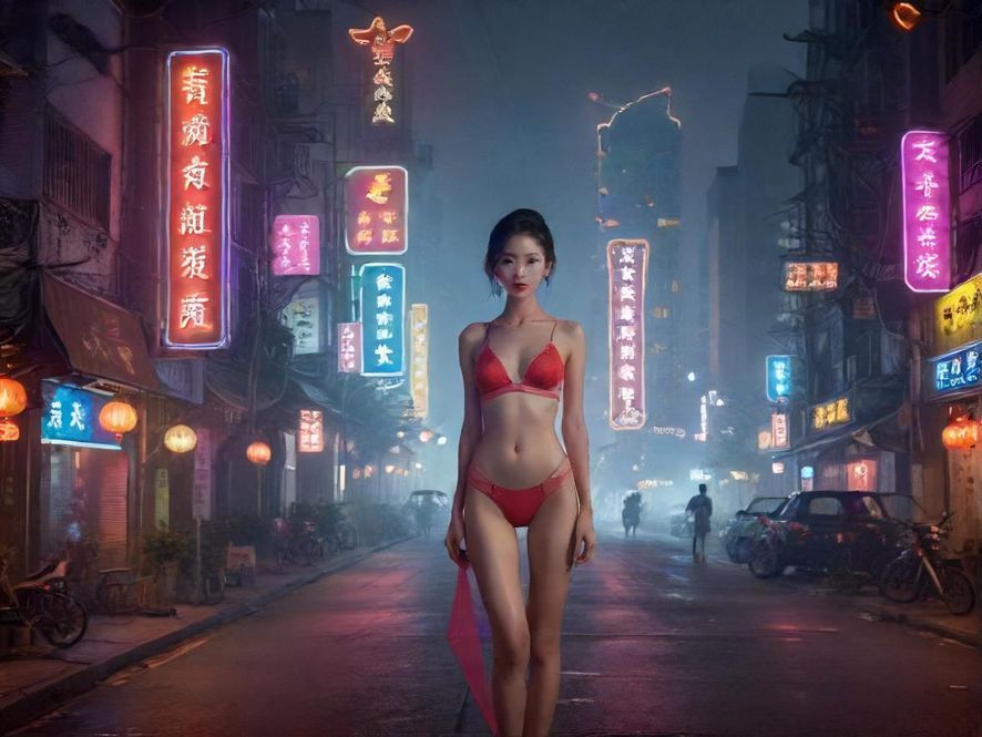 佛山夜场街景