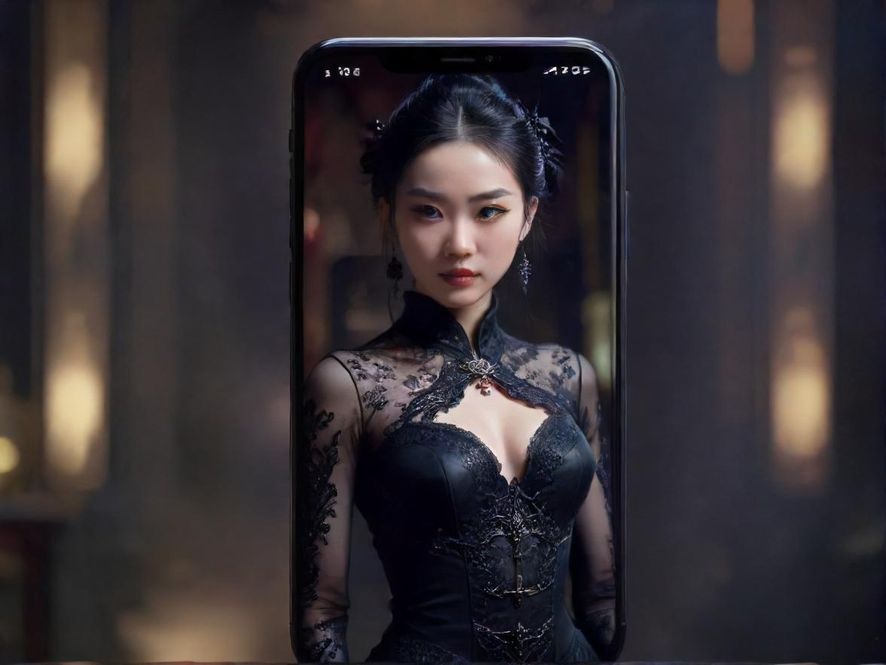 手机屏幕上正在浏览休闲信息