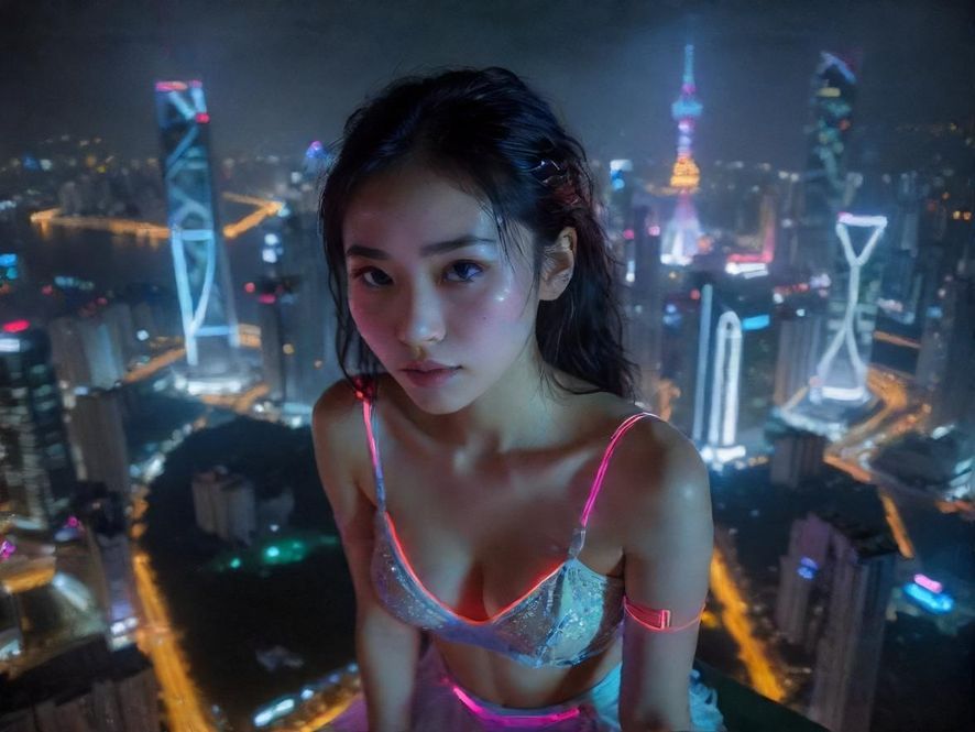深圳璀璨夜景，充满神秘与活力的都市脉搏