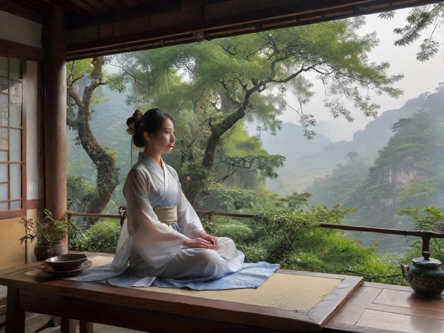 深圳喝茶资源茶艺师服务画面