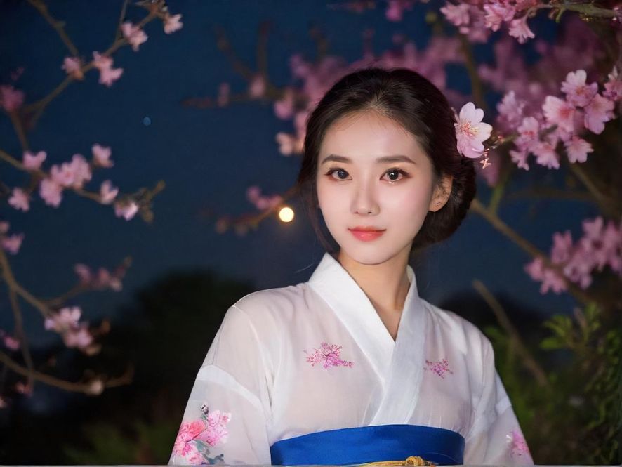 夜色下的精致会所入口