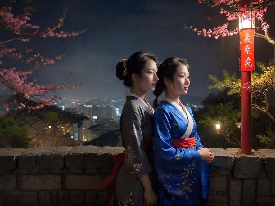 高端私人会所的夜景，灯火辉煌，营造出一种私密而奢华的氛围。