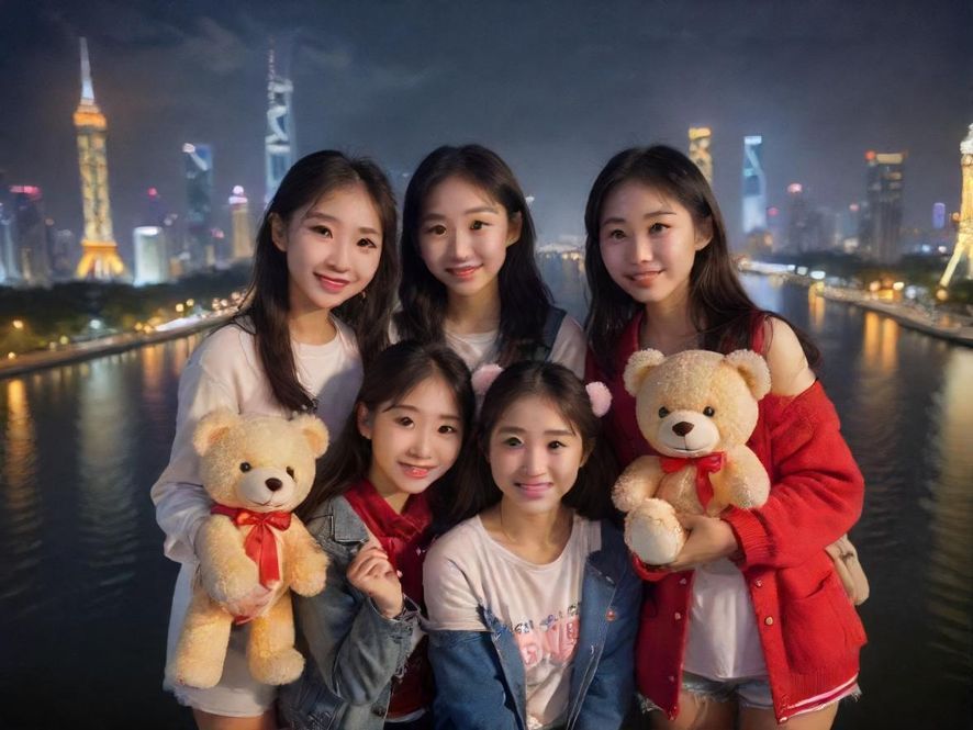 广州夜景展现城市繁华与休闲氛围