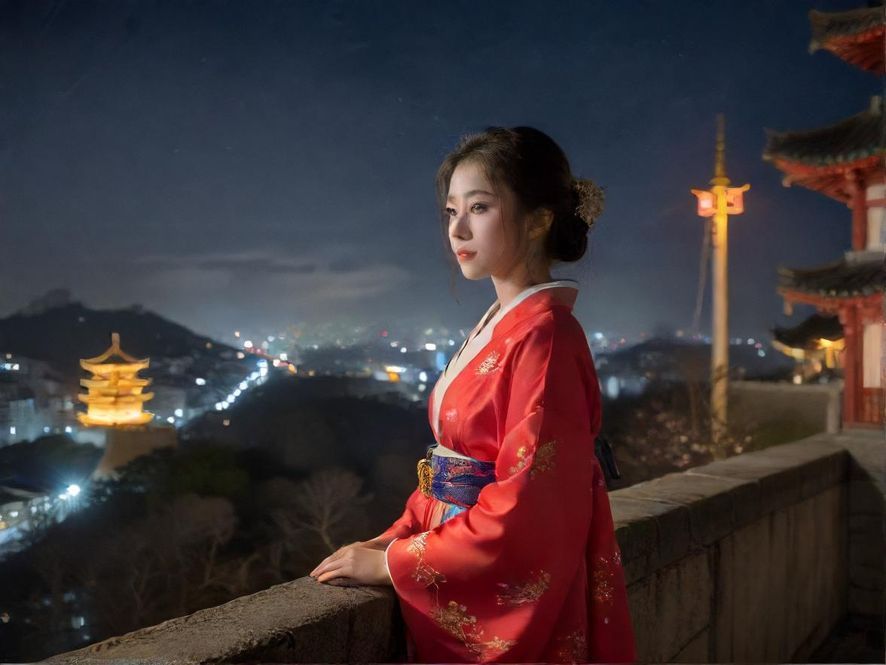 广州天河区夜景