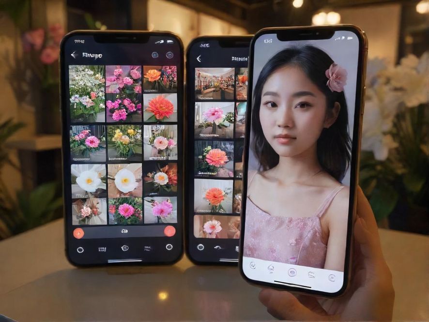 花社区app界面操作展示