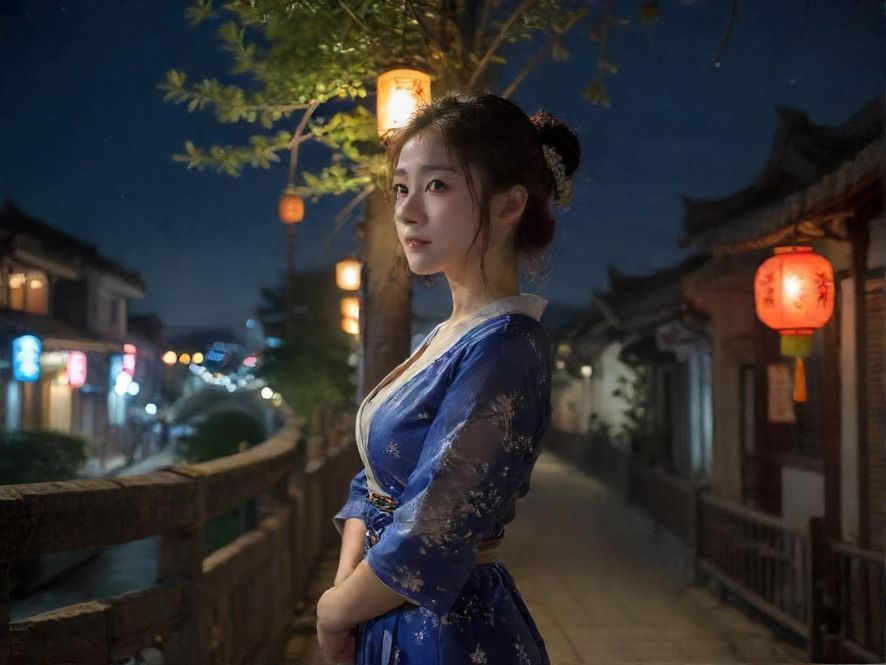 广州夜场娱乐霓虹夜景氛围