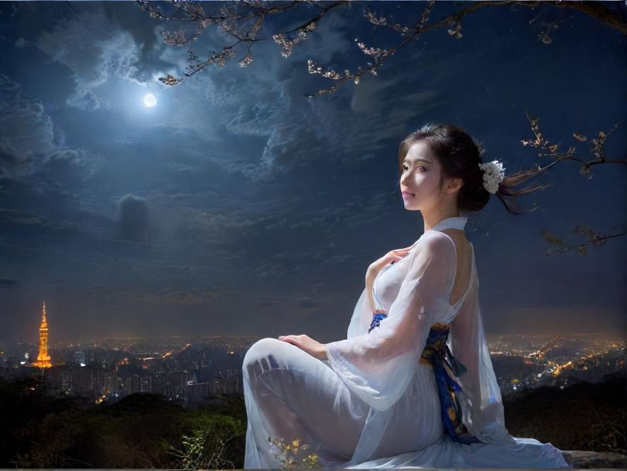 俯瞰深圳罗湖璀璨夜景