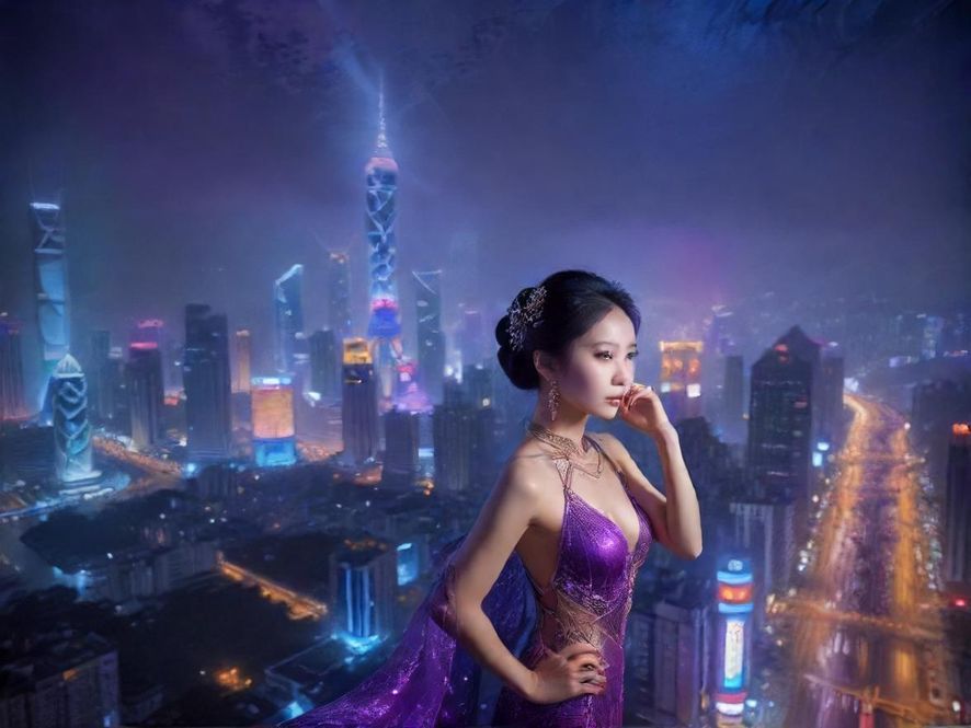 深圳璀璨夜景描绘
